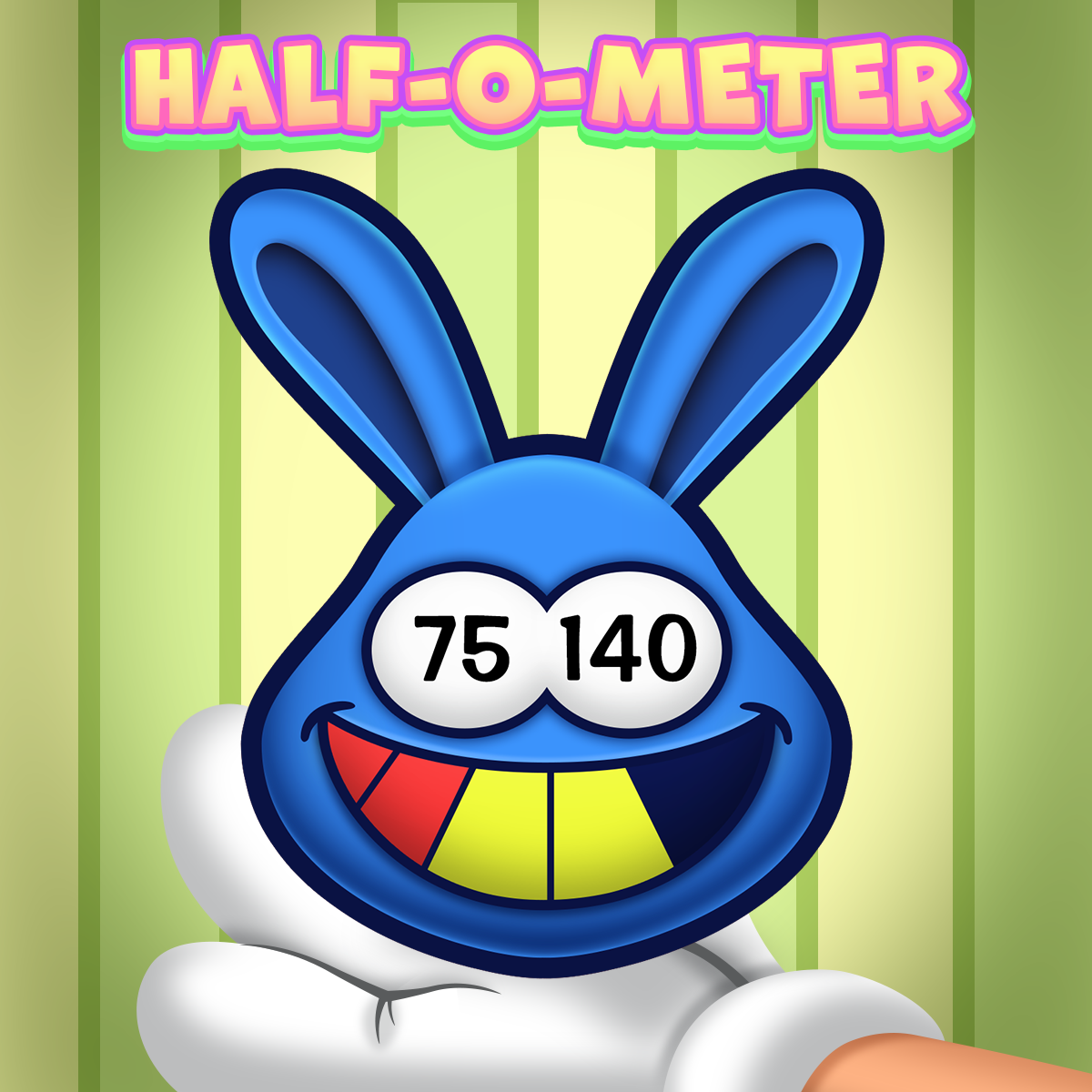 Rabbit Laff-O-Meter Stickers