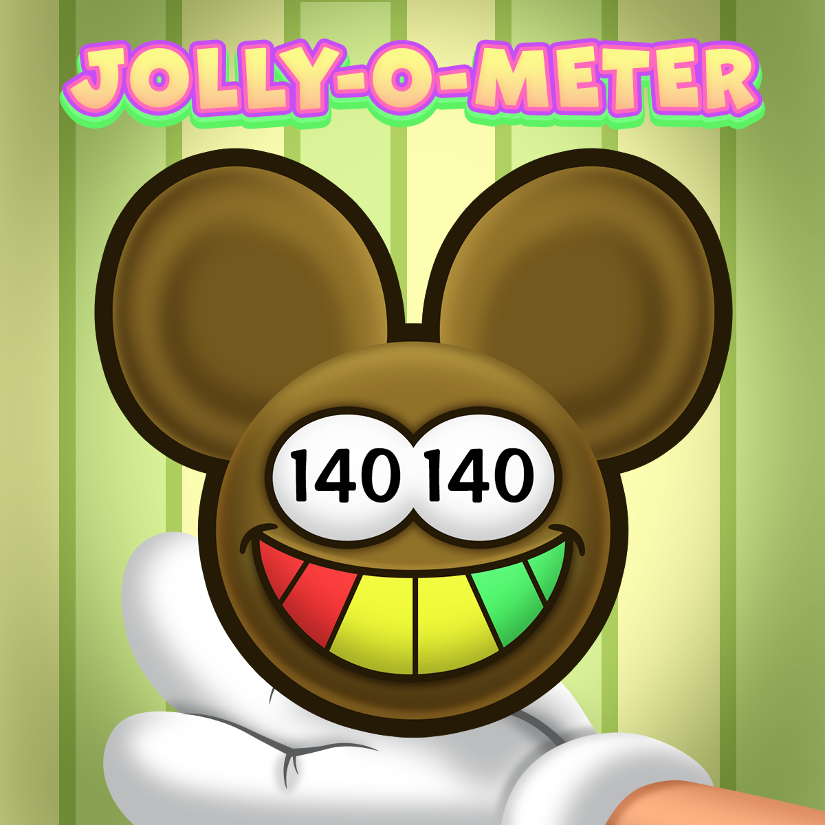 Mouse Laff-O-Meter Stickers