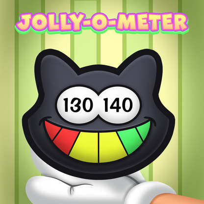 Cat Laff-O-Meter Stickers