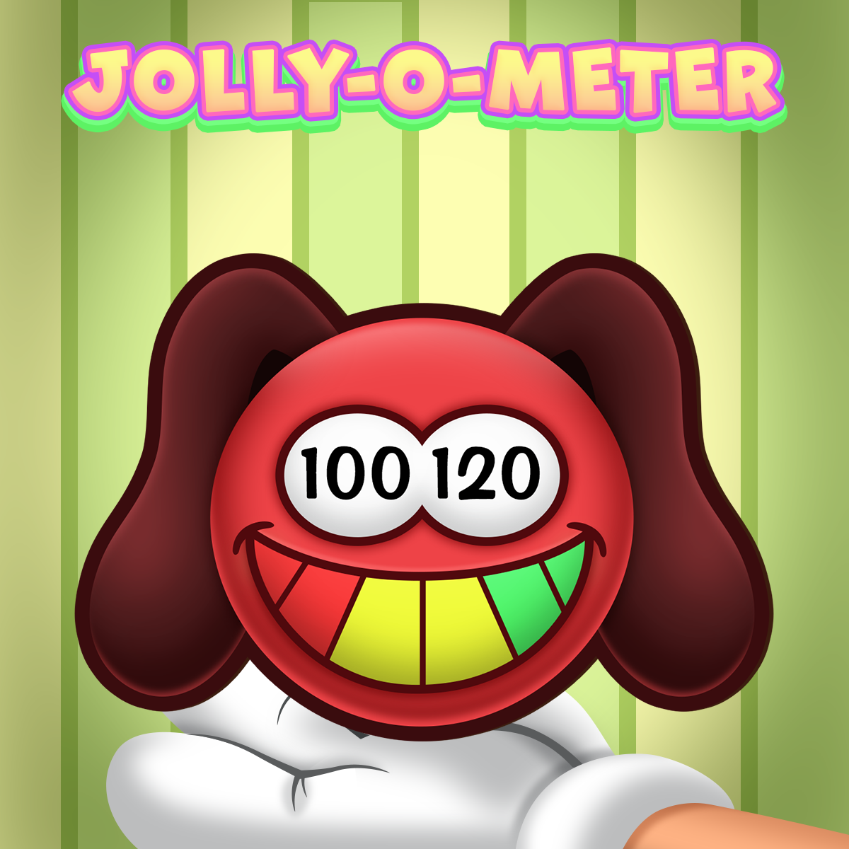 Dog Laff-O-Meter Stickers