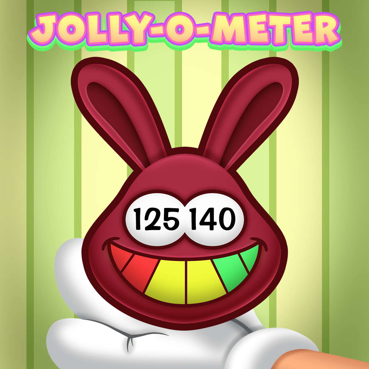 Rabbit Laff-O-Meter Stickers