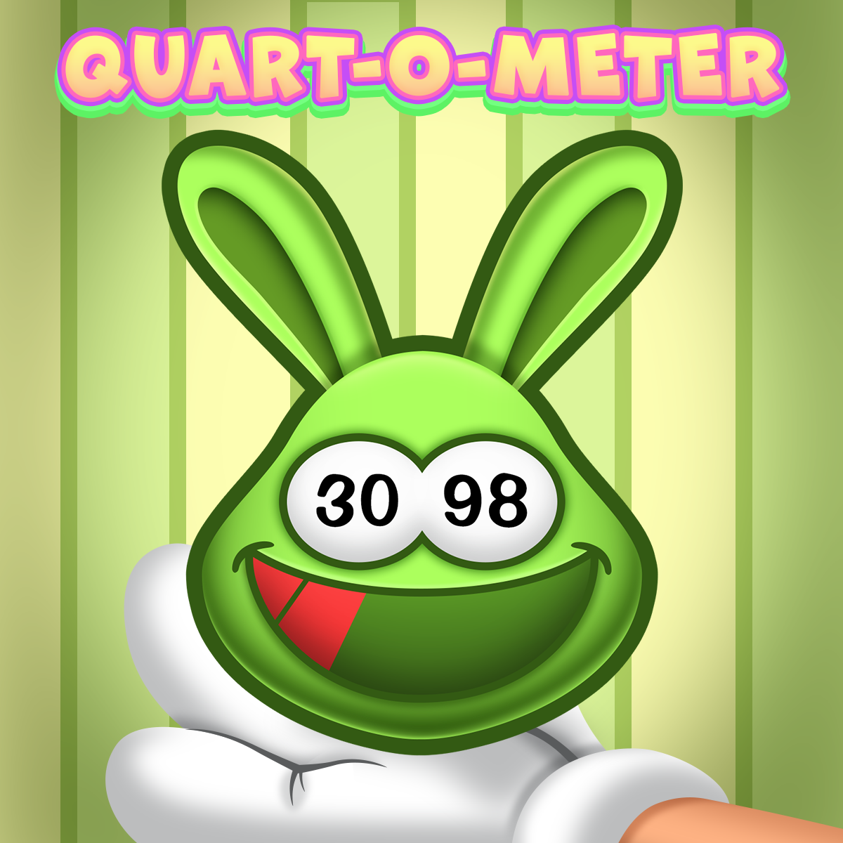 Rabbit Laff-O-Meter Stickers